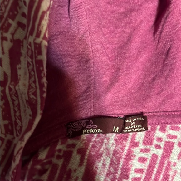 Purple/Pink Prana open front Wrap Hoodie - Picture 2 of 4